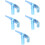 5Pcs Handheld Bead Suction Cleaner Sky-Blue ABS Vacuum Tool 9