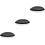 3 Pcs Flax Felt Mesh Hat Women Diy Accessories 6