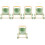 5Pcs Mini Shopping Cart Model Simulation Doll Trolley Storage Basket 6