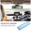 2Pcs Panoramic Car Rearview Mirror Wide Angle Clear Plastic Glass 8