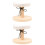 2Pcs Round Ironing Board Wood Clothes Stool Multi-Functional 7