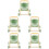 5Pcs Mini Shopping Cart Model Simulation Doll Trolley Storage Basket 8