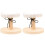2Pcs Round Ironing Board Wood Clothes Stool Multi-Functional 4