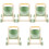 5Pcs Mini Shopping Cart Model Simulation Doll Trolley Storage Basket 5