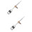 2Pièces Vis De Rechange Pour Violon Accessoire Robuste Argent 7