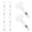 30 Pcs Plastic Price Tag Clips For Mall Advertising Display 7