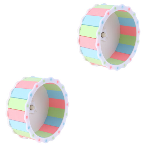 2pcs Exercise Wheel For Hamster Runner 15c Pet 2