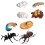 16 Pcs Realistic Insect Growth Models Worker Ants Educational Toy 8
