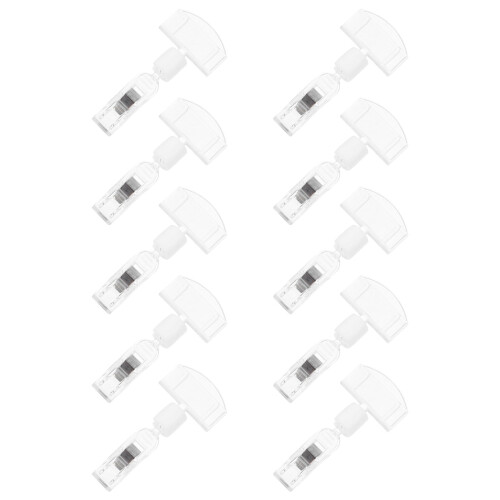 30 Pcs Plastic Price Tag Clips For Mall Advertising Display 2