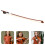 2Pcs Professional Well-Balanced Wooden Violin Bow Replacement 2