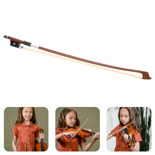 2Pcs Professional Well-Balanced Wooden Violin Bow Replacement 1
