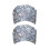 2Pcs Unisex Scrub Cap Flower Print Adjustable Tie Hat 11