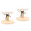 2Pcs Round Ironing Board Wood Clothes Stool Multi-Functional 6