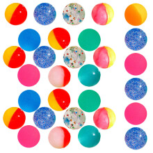 30Pcs Colorful Bouncy Balls Small Bouncing Toys For Kids Goodie Bags