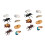 16 Pcs Realistic Insect Growth Models Worker Ants Educational Toy 4