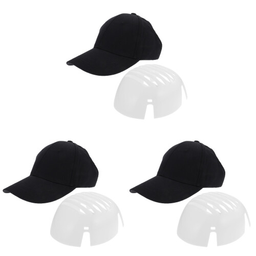 3Sets Bump Cap Inserts Voor Hoedvormer Veiligheid Baseball Pet 2