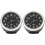 2Pcs Black Luminous Quartz Car Dashboard Clock 2