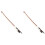 2Pcs Professional Well-Balanced Wooden Violin Bow Replacement 11