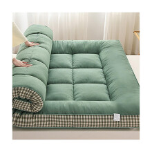 Extra Thick Cotton Mattress Topper King Size Soft Breathable Soybean Fiber with Elastic Straps