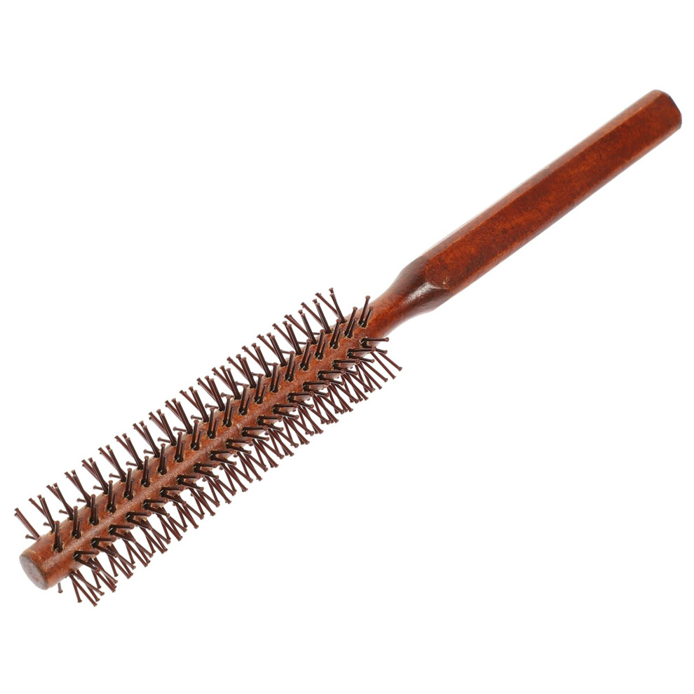 Wooden Detangling Brush for Curly Hair with Smooth Teeth and Scalp Massage for Men and Women