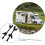 2pcs Heavy Duty Coil Spring Compressor Tool with Safety Lock Compression for Automotive Strut Removal 5