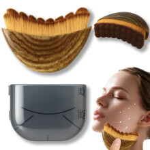 Lymphatic Drainage Face Brush with Soft Bristles for Puffiness Reduction and Jawline Lifting Massage
