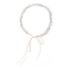 Bridal Headband with Elegant Pearl Accents, Lightweight Wedding Tiara for Brides and Special Events