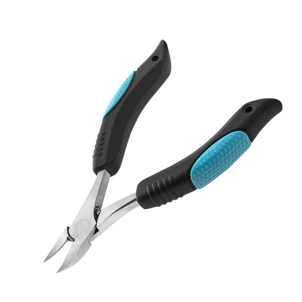 Professional Toenail Clippers for Thick Nails and Stainless Steel Cuticle Nippers with NonSlip Handle