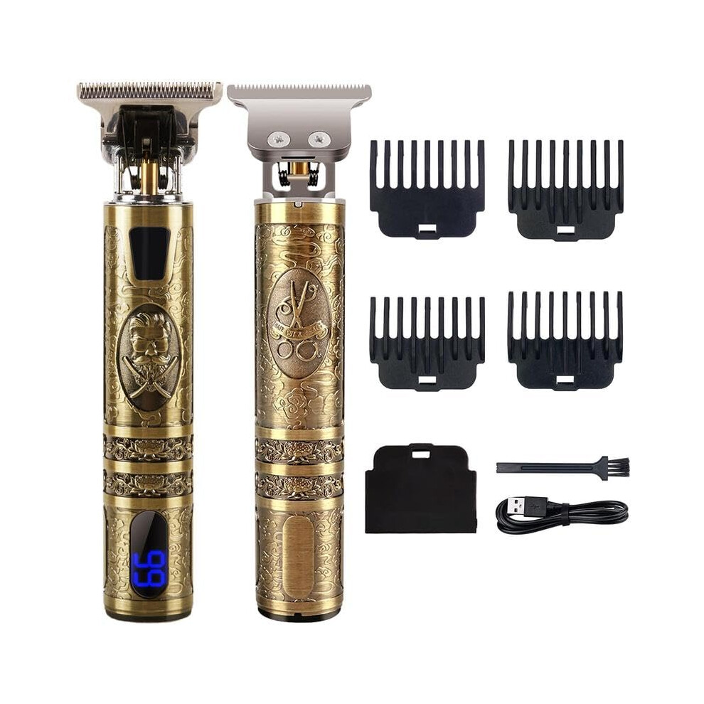 Cordless Hair Clippers and Beard Trimmer, Rechargeable TBlade, Professional Grooming with Guards