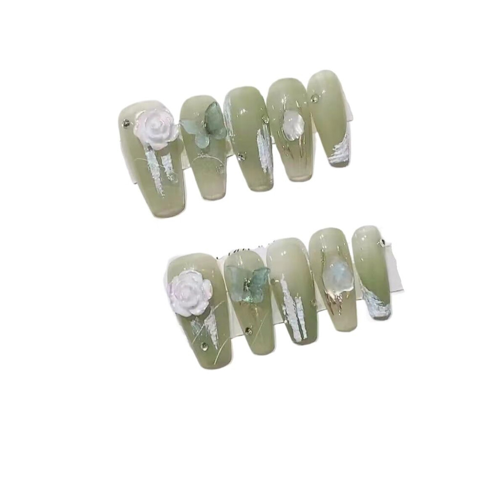 Reusable Press On Nails Handmade False Tips for Quick Application and SalonQuality Look