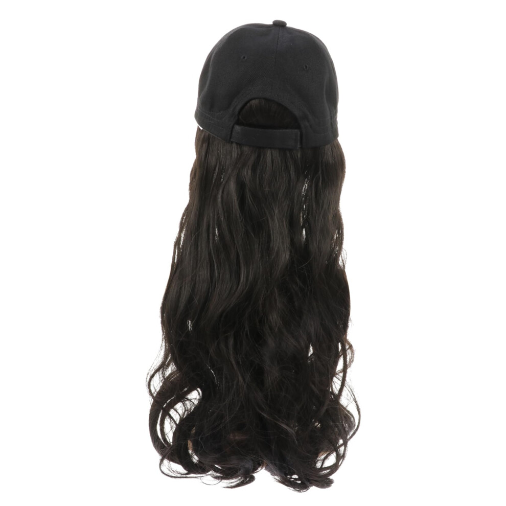 Unisex Long Wavy Curly Wig For Women With Natural Wavy Curls, Adjustable Fit For Halloween Cosplay Parties