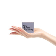 3Stk Doppelseitiges No Smoking Tischschild Edelstahl Für Büro