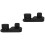 2Stk Phone Charging Rack Schwarz Kabelorganizer Halter Für Geräte 6