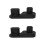 2Stk Phone Charging Rack Schwarz Kabelorganizer Halter Für Geräte 7