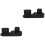 2Stk Phone Charging Rack Schwarz Kabelorganizer Halter Für Geräte 5