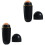 4Stk Volcano Gesichtsroller Ölabsorption Skin Care Tool Schwarz 5