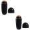 4Stk Volcano Gesichtsroller Ölabsorption Skin Care Tool Schwarz 8