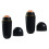 4Stk Volcano Gesichtsroller Ölabsorption Skin Care Tool Schwarz 6