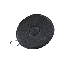 Swivel Seat Cushion 360 Degree Rotating Comfort Pad with AntiSlip Base for Car Home Elderly Black