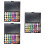 3Pièces Palette De Fards À Paupières Multi 40 Mat Et 7
