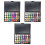 3Pièces Palette De Fards À Paupières Multi 40 Mat Et 3