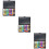 3Pièces Palette De Fards À Paupières Multi 40 Mat Et 9