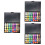3Pièces Palette De Fards À Paupières Multi 40 Mat Et 6