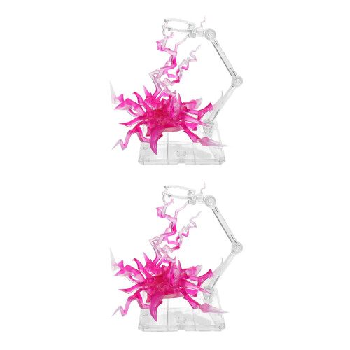 2 Ensembles De Support En Plastique Pour Figurine Effets 2