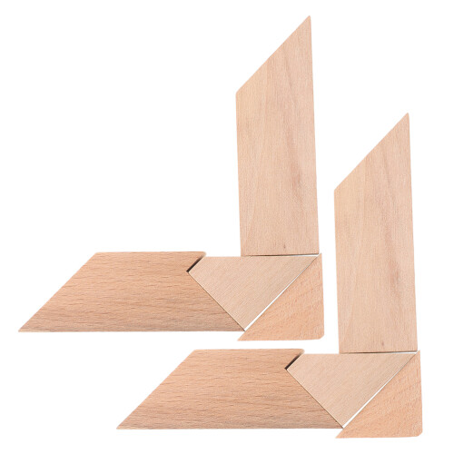 10 Pièces En Bois T Éducatif Assemblage Cognitif 2