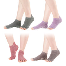 8Paires Yoga Doigts Confortables Multicolores Femme
