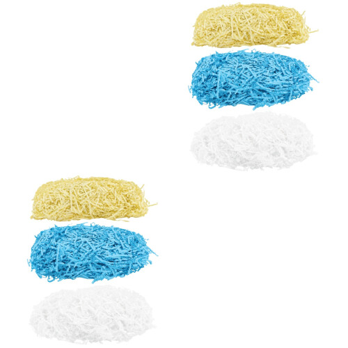 6Paquets Papier Déchiqueté Coloré Pour Cadeau 2