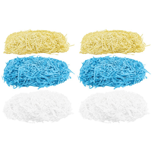 6Paquets Papier Déchiqueté Coloré Pour Cadeau 1
