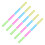100Pièces Capuchons Protecteurs Crayon Plastique Coloré Réutilisable 8