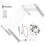 1Set DIY Open Air Computer Bracket Met Duurzaam Aluminium En Metaal 8